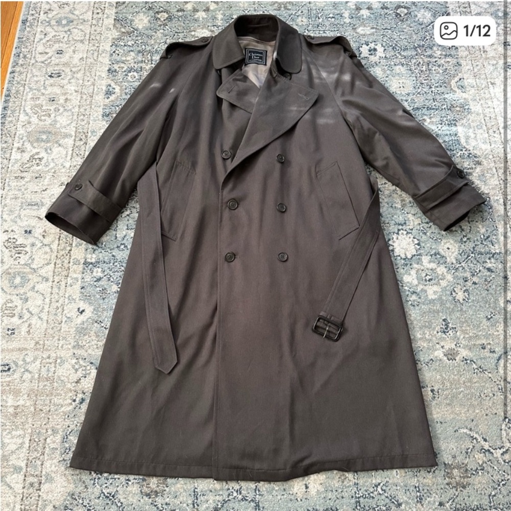 Christian Dior mens trench coat